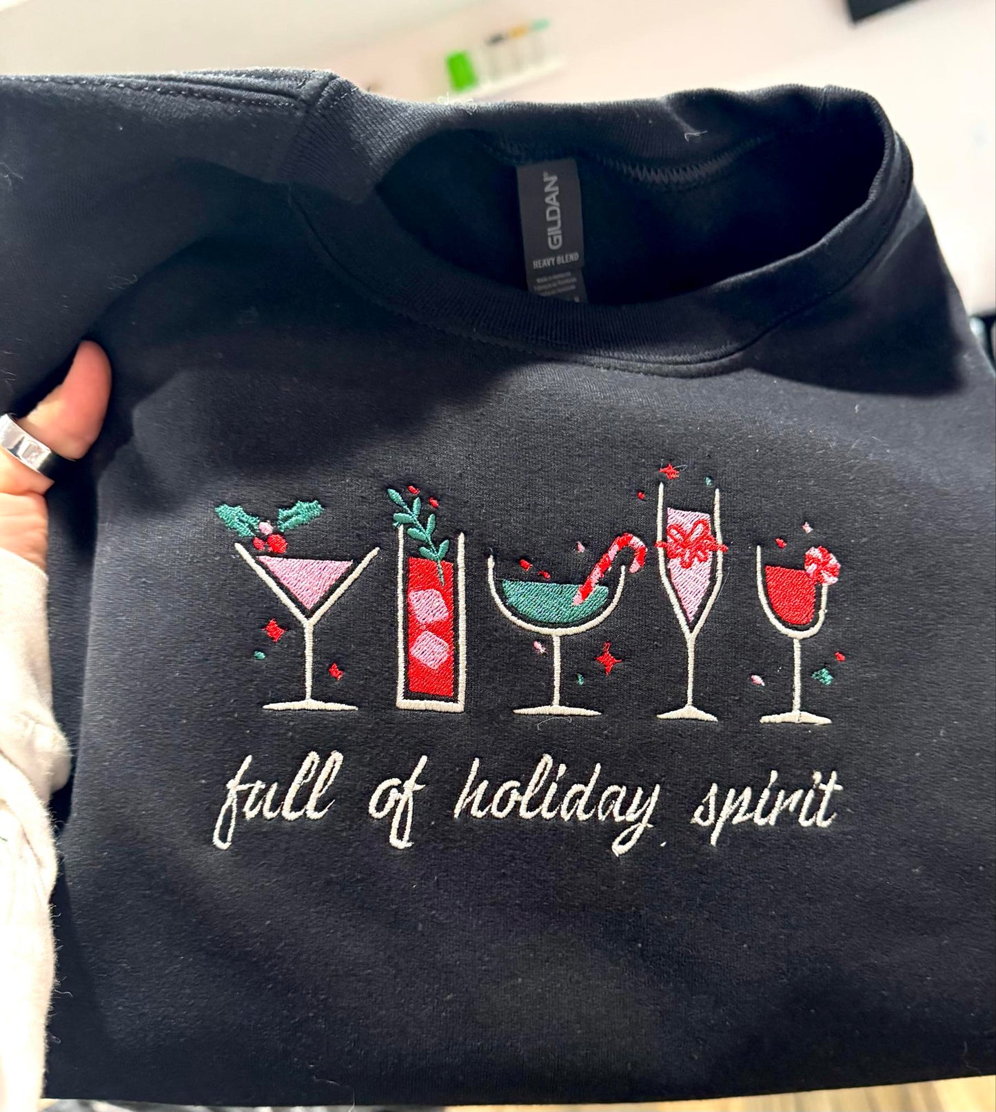 Holiday Spirit Embroidery