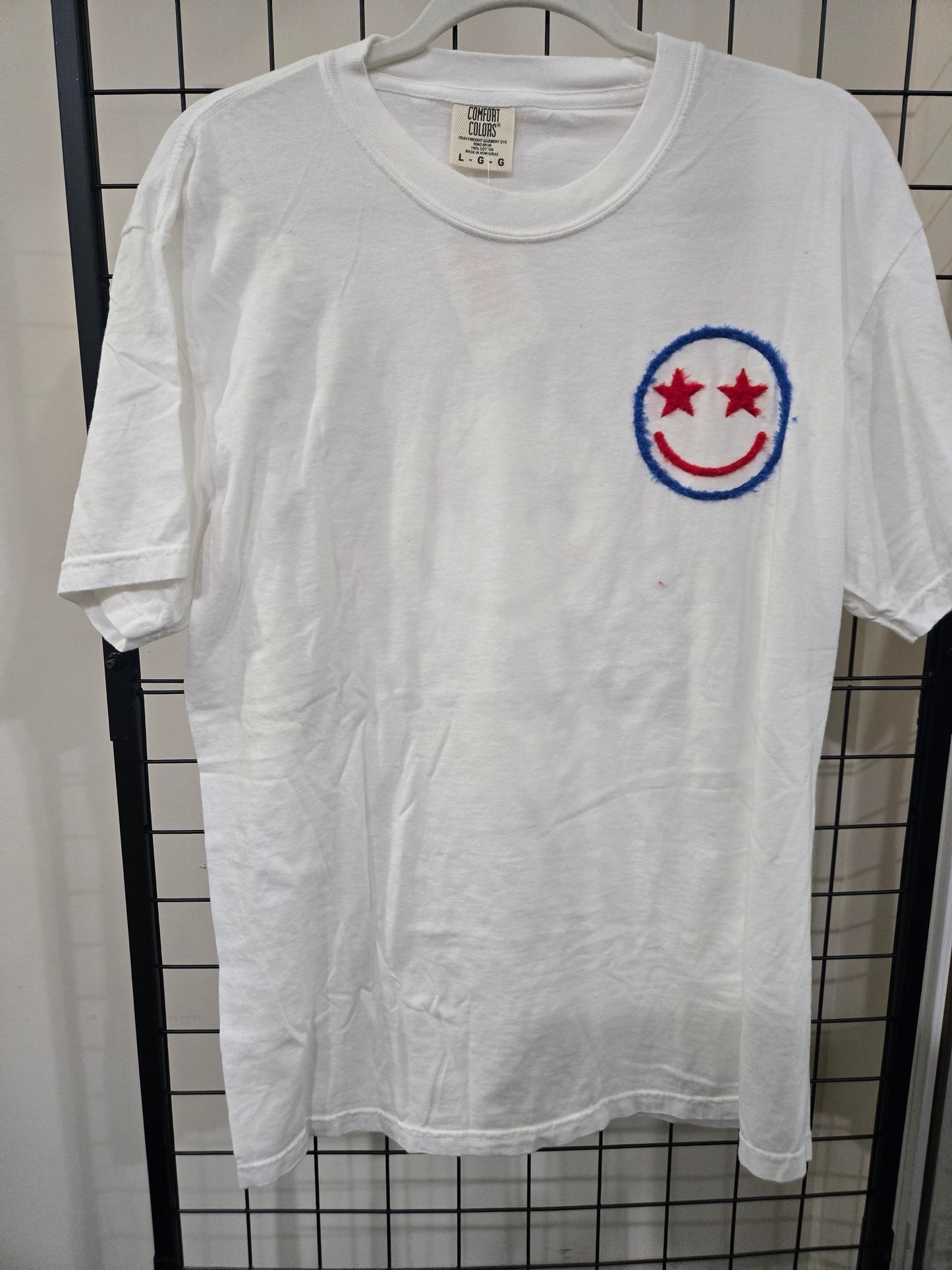 Fluffy Patch Smiley Face